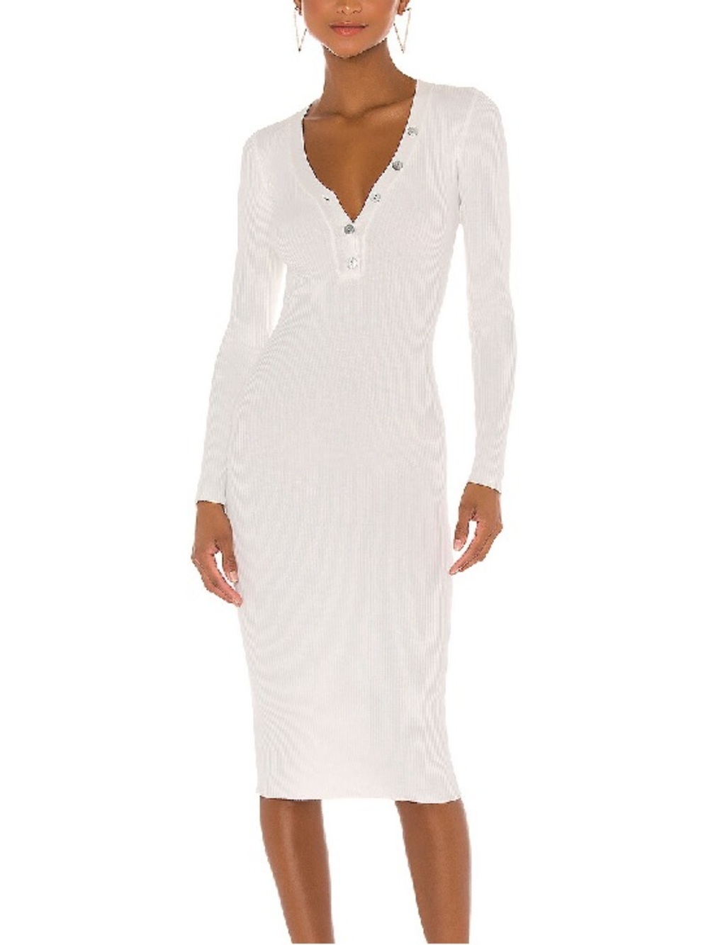 Lovers and Friends midi dress ivory size small